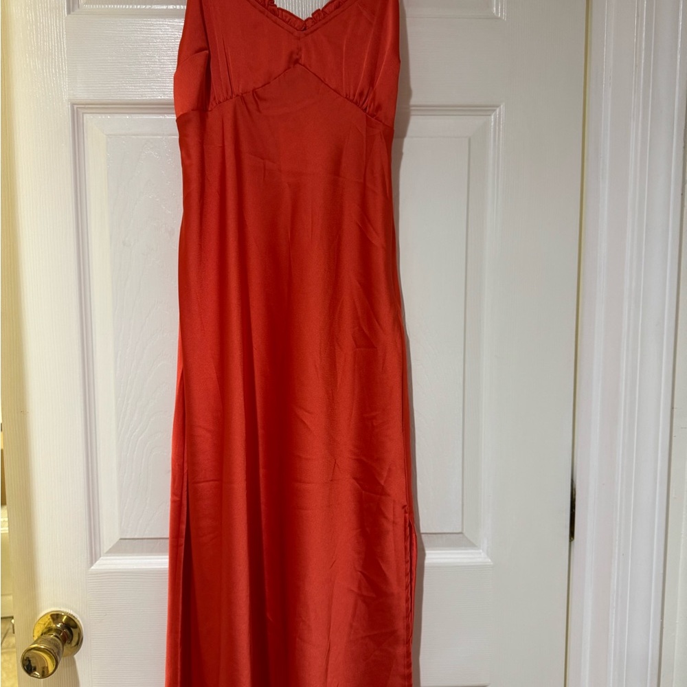Japna Red Slip Dress